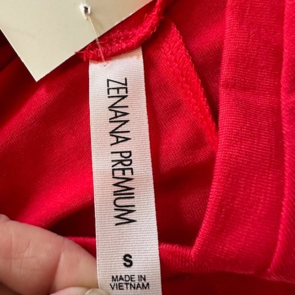 Red Tank Top Dress with Pockets - Picture 6 of 13